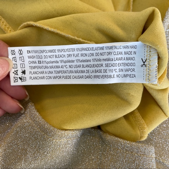 GOLD SHIMMER DRESS - Picture 5 of 5